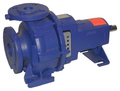 Replacement centrifugal pump with gland