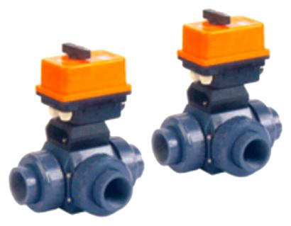 Complementary motorized valves